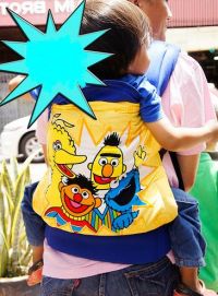 BE POCKET SSC - SESAME STREET (Yellow)